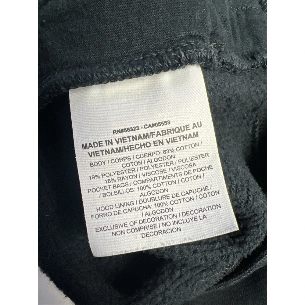 Nike AQ7107 010 Black Funnel‎ Neck Women's Size M Pullover Hoodie Sweatshirt